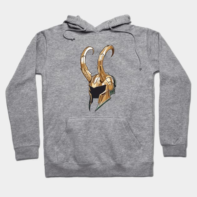 Loki Helmet Hoodie by elmejikono